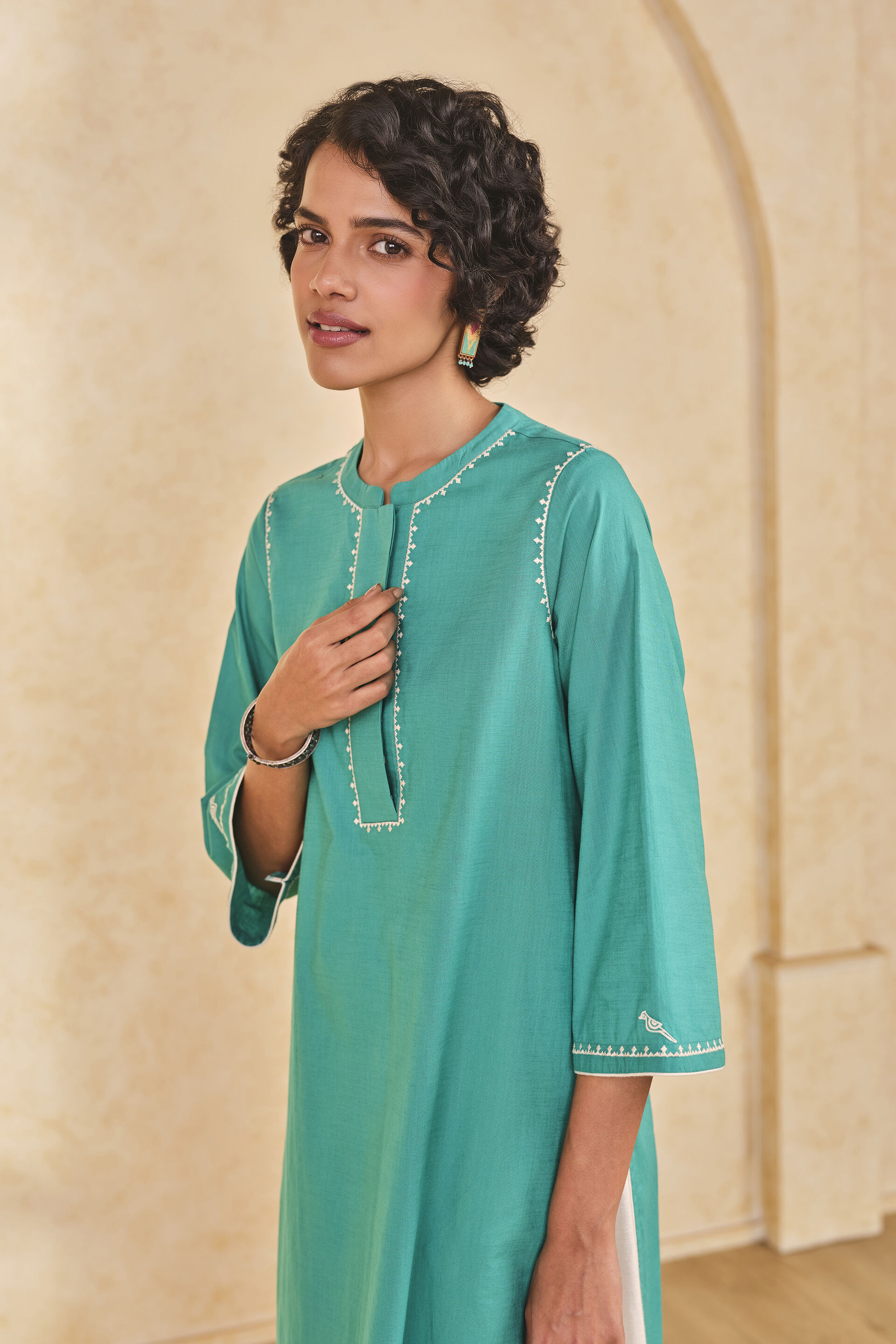 Ocean Blue Tunic, Turquoise, image 5